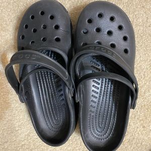 Women’s black Maryjane  style crocs